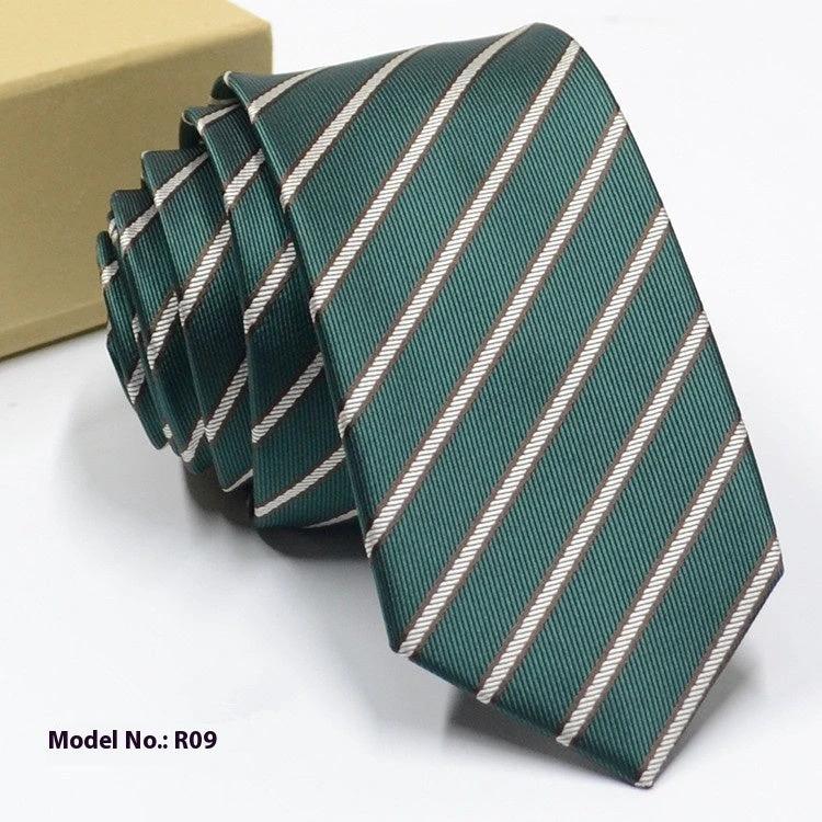 Men's Fashion Exquisite Jacquard Tie by GJG Denim