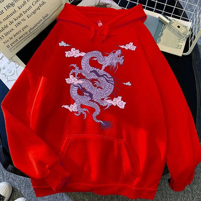 Men's Chinese Dragon Hoodies by GJG Denim