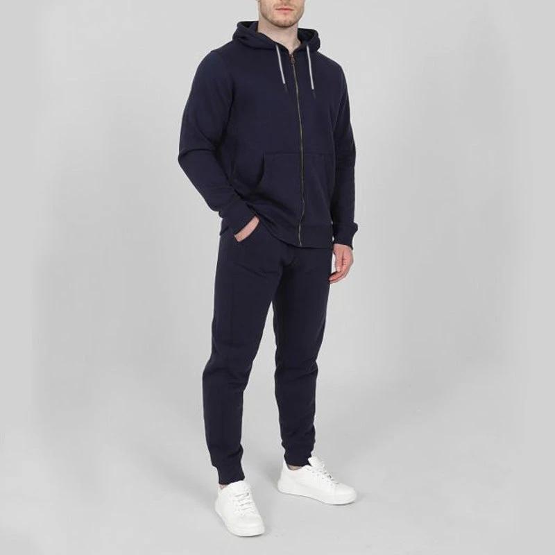 Solid Color Fashion Casual Set Hooded Cardigan Coat by GJG Denim