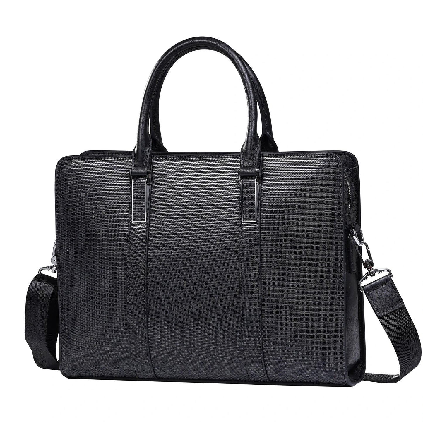 High-end Business Computer Men's Cowhide Handbag by GJG Denim
