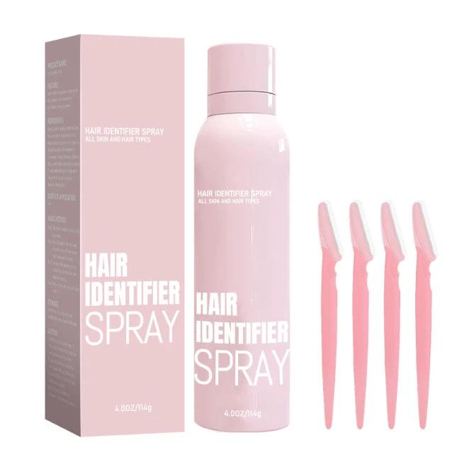 Hair Identifier Spray Set For Face Shaving Moisturizing Dermaplaner Spray For Face Shaving Skin Care by GJG Denim
