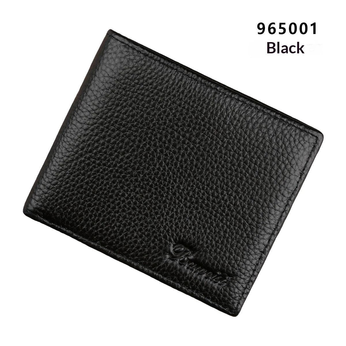 Men's Anti-Scanning RFID High-Capacity Credit Card Holder Made From First-Layer Cowhide Leather by GJG Denim