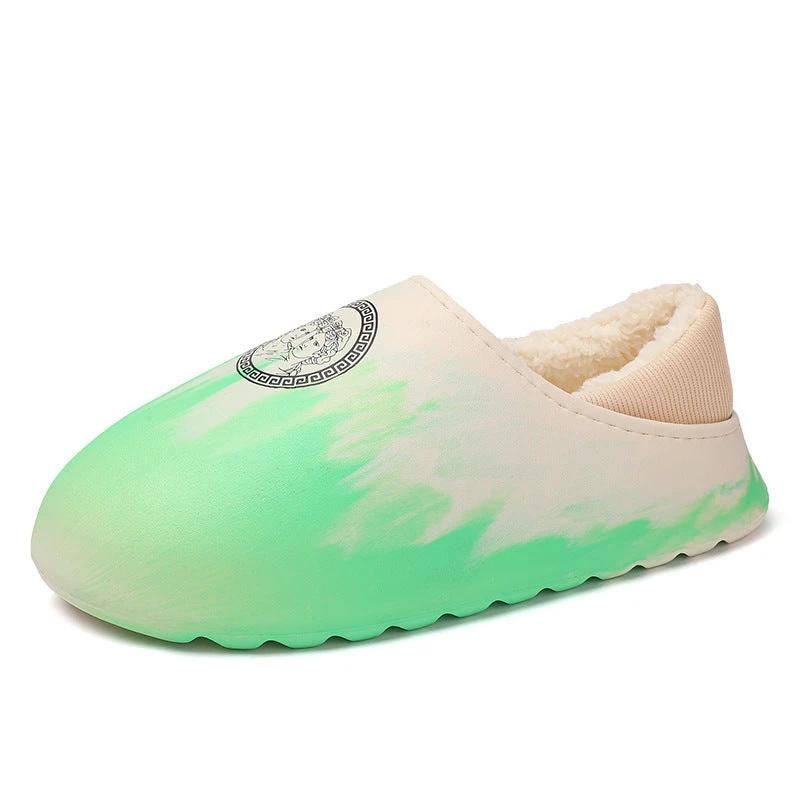 Men Waterproof Warm Cotton Slippers by GJG Denim