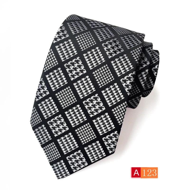Men's Casual Formal Wear Polyester Jacquard Tie by GJG Denim