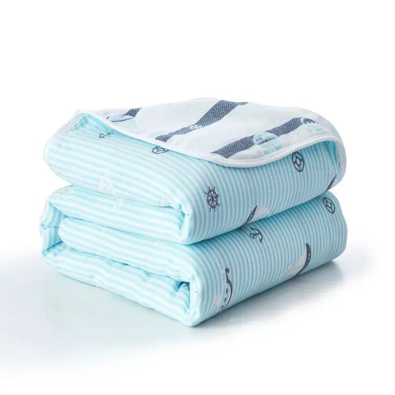 Six-layer Gauze Summer Air Conditioner Quilt Blanket by GJG Denim