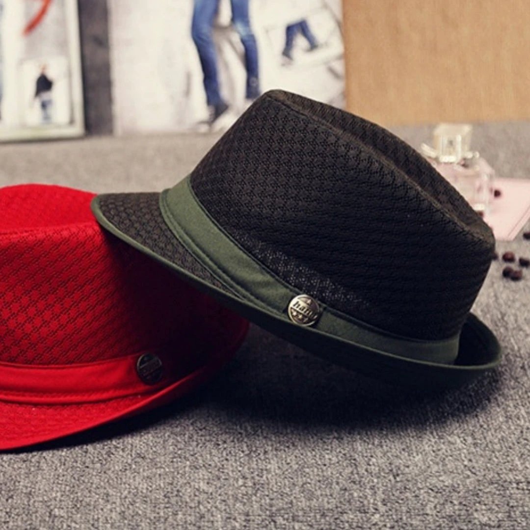 Outdoor Breathable Mesh Sun Hat For Men by GJG Denim