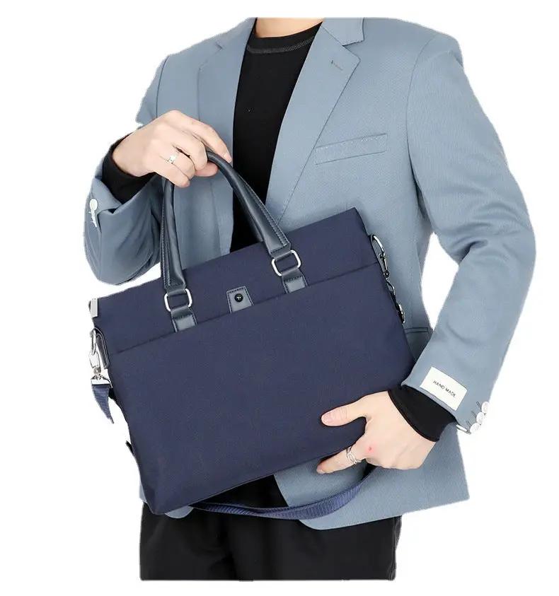 Men's Oxford Cloth Shoulder Crossbody Bag by GJG Denim