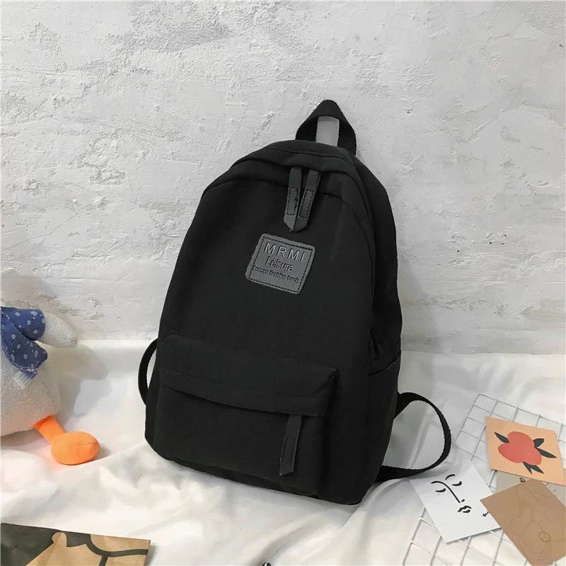 Men's Solid Backpack Large Capacity by GJG Denim