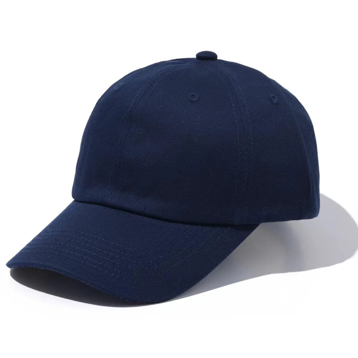 Men's Cotton Solid Color Baseball Cap by GJG Denim