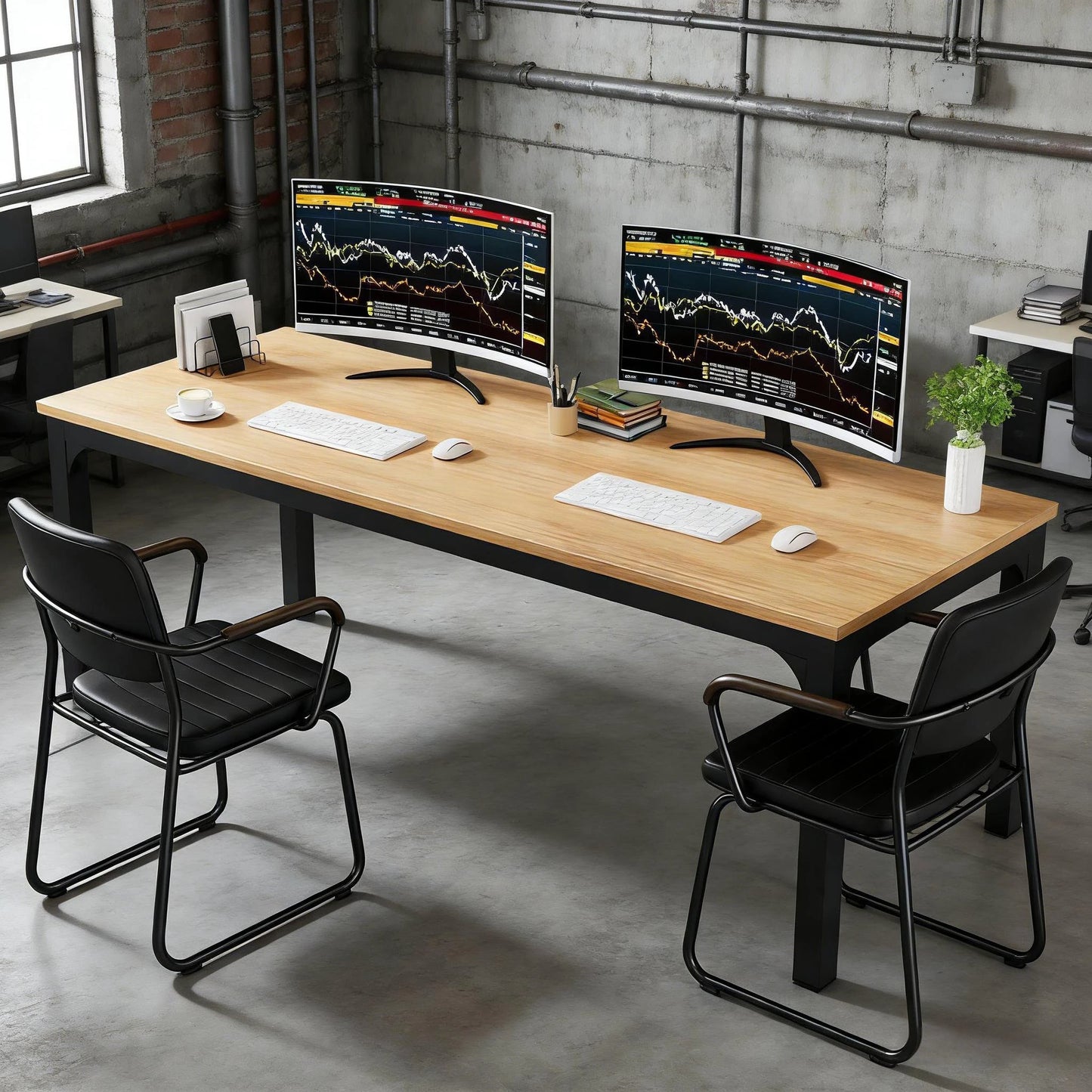 Rectangle Executive Desk, Office Desk by GJG Denim