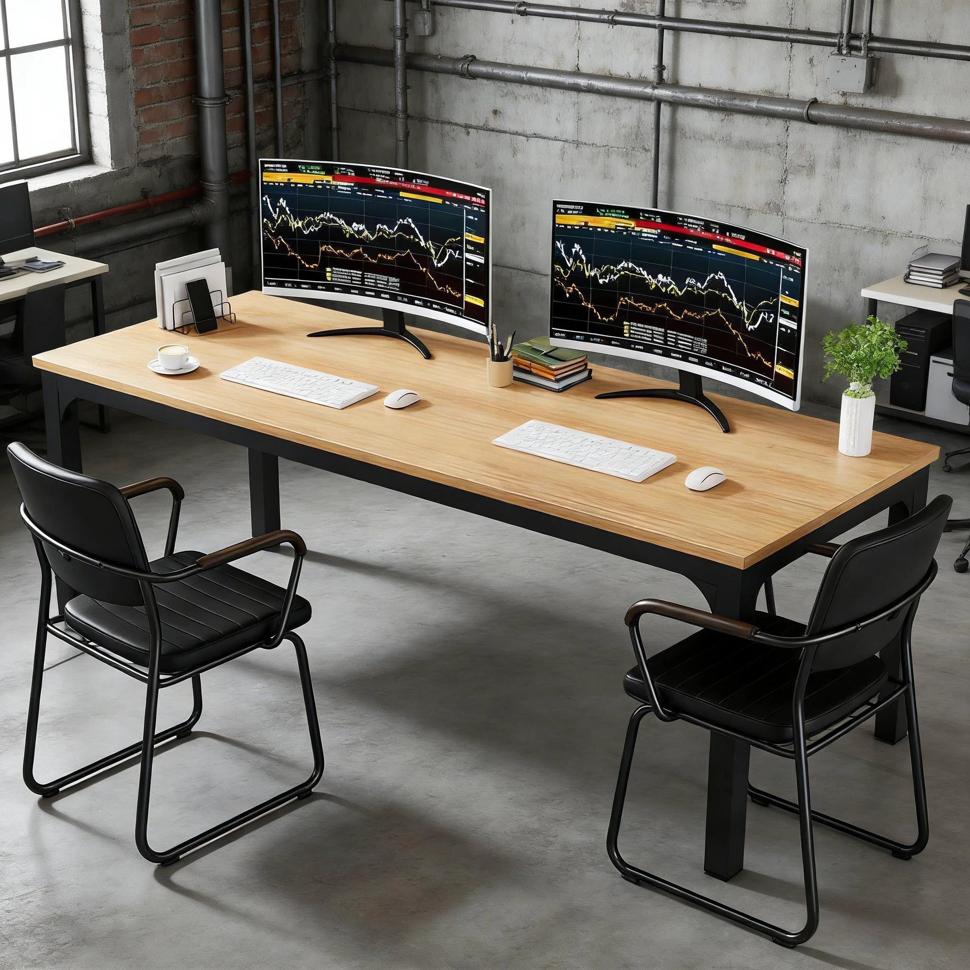 Rectangle Executive Desk, Office Desk by GJG Denim