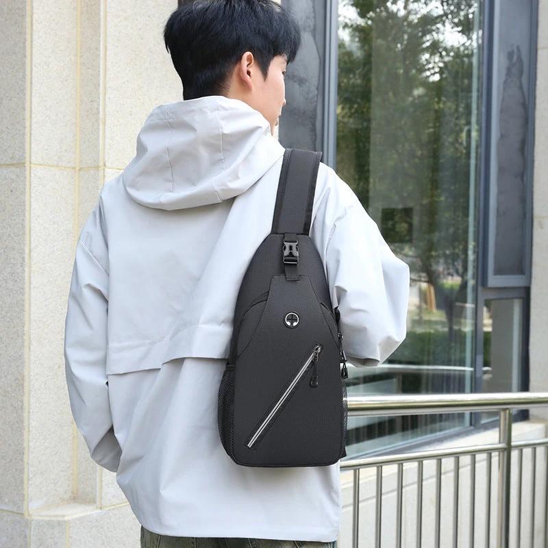 Multifunctional Men's Shoulder Crossbody Bag by GJG Denim