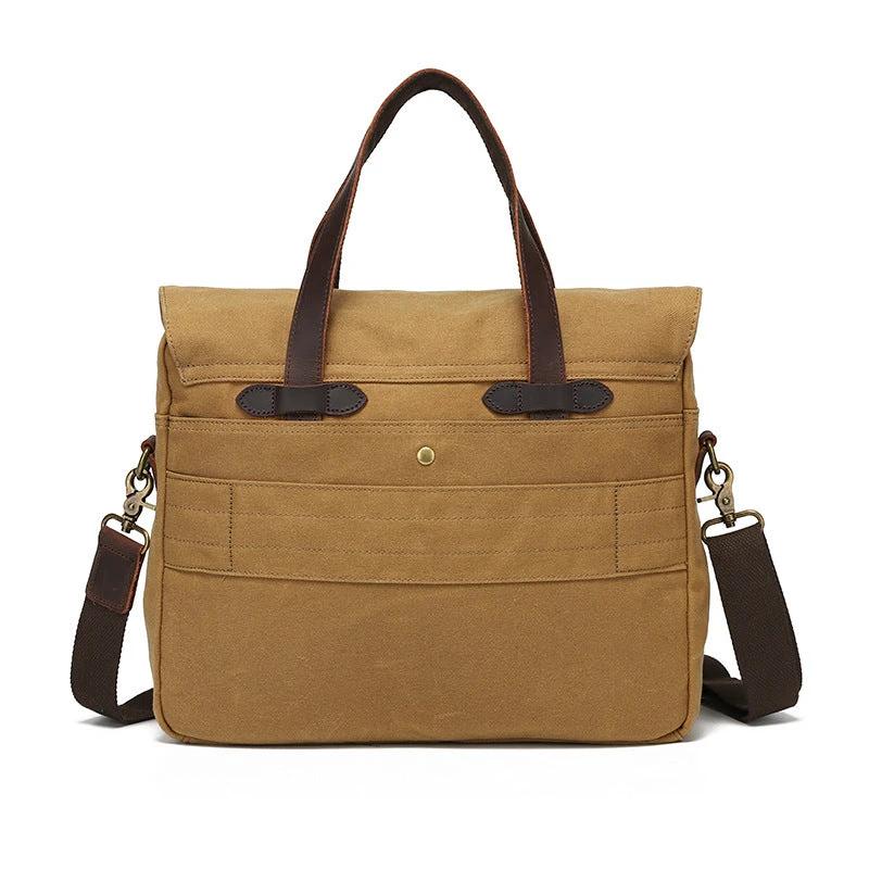 Men's One-shoulder Travel Briefcase by GJG Denim