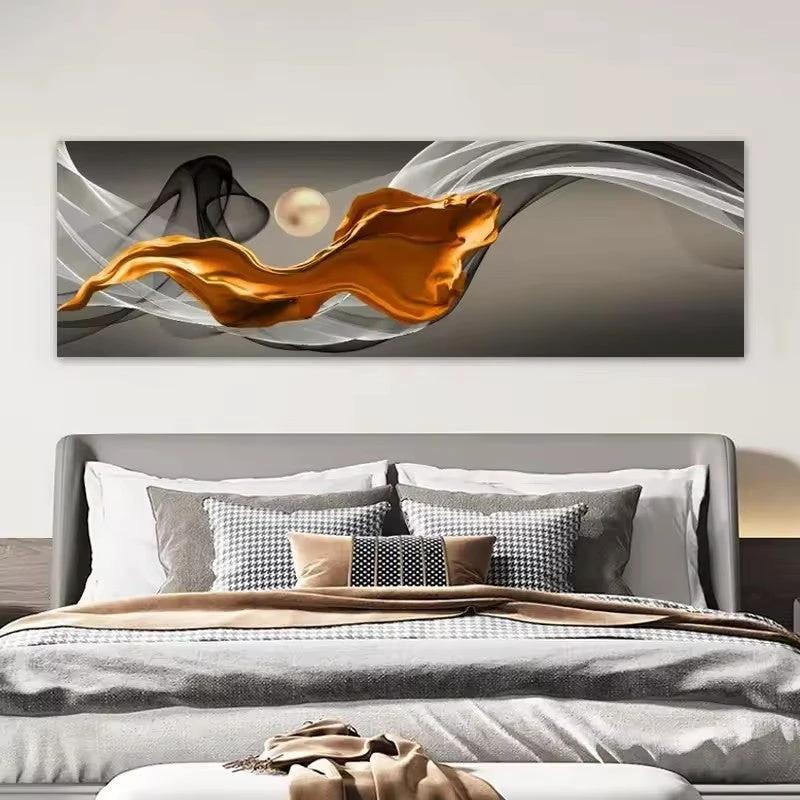 Single City Night Scene Canvas Painting by GJG Denim