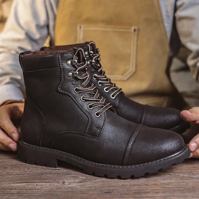 Men's British Style Boots by GJG Denim