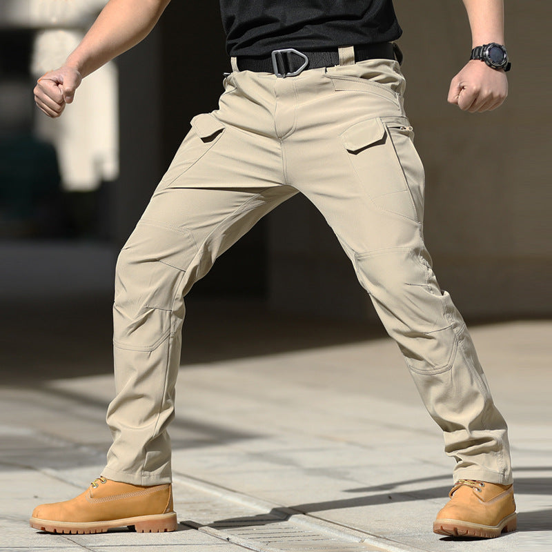 Tactical Loose-fitting Softshell Pants For Men by GJG Denim