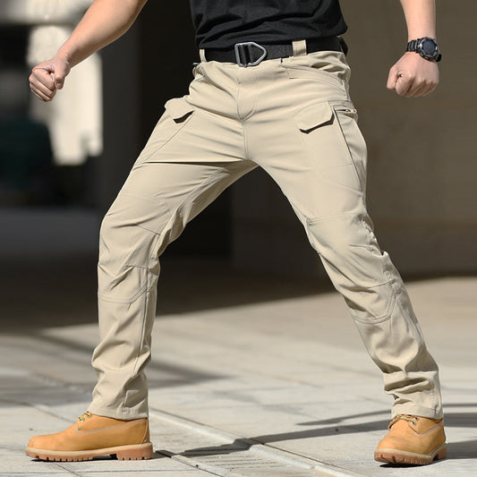 Tactical Loose-fitting Softshell Pants For Men by GJG Denim