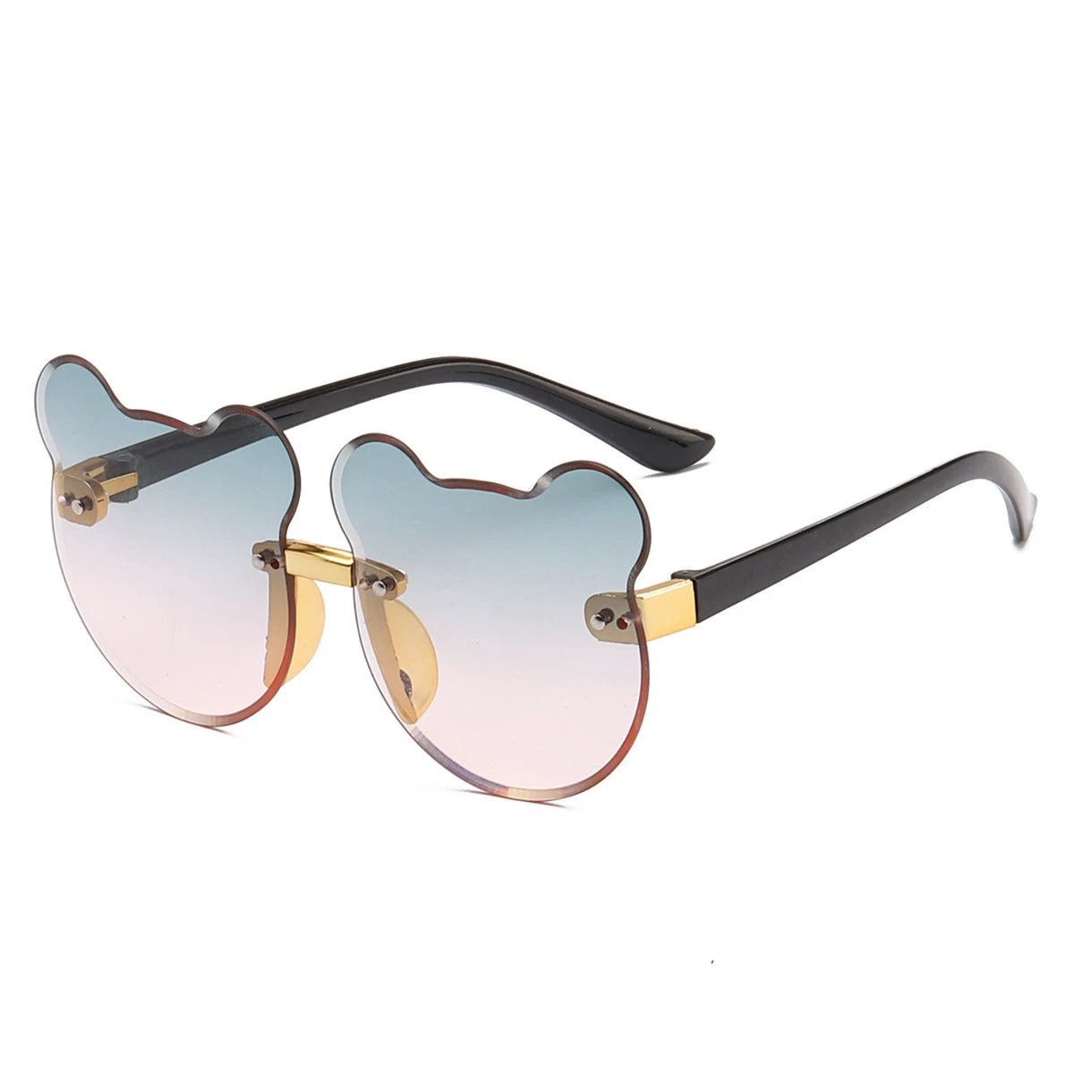 Cat Ear Kids Sunglasses Frameless Shape by GJG Denim