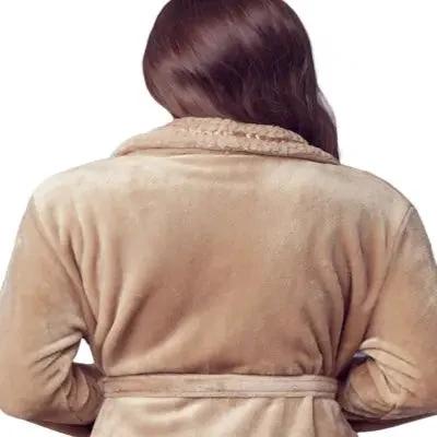 Women's Ultra Soft Plush Bathrobe by Lotus Linen