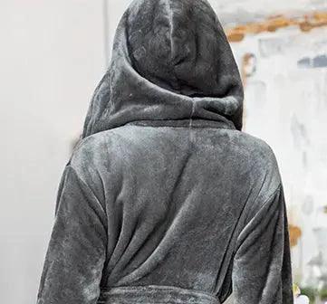 Women’s Plush Hooded Robe - Spa-Worthy Comfort at Home by Lotus Linen