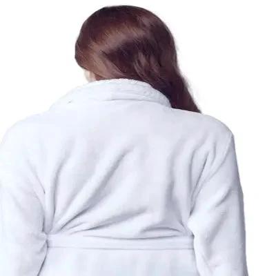 Women's Ultra Soft Plush Bathrobe by Lotus Linen