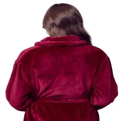 Women's Ultra Soft Plush Bathrobe by Lotus Linen