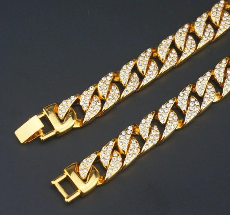 Cuban Chain Men's Bracelet by GJG Denim