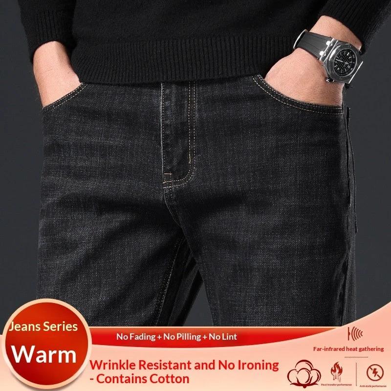 Men's Slim Fit Straight Jeans by GJG Denim
