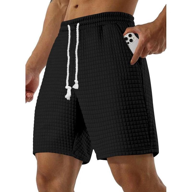 Men's Fashionable Loose-Fit Sports Casual Shorts by GJG Denim