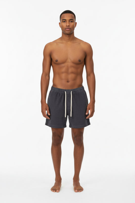 Men's Casual Cotton Corduroy Shorts by GJG Denim