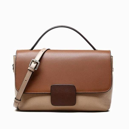 Leather Messenger Women's All-match Shoulder Fashion Handbag by Zara-Craft