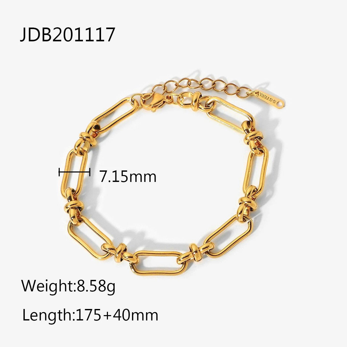 Stainless Steel Bracelet For Women by GJG Denim