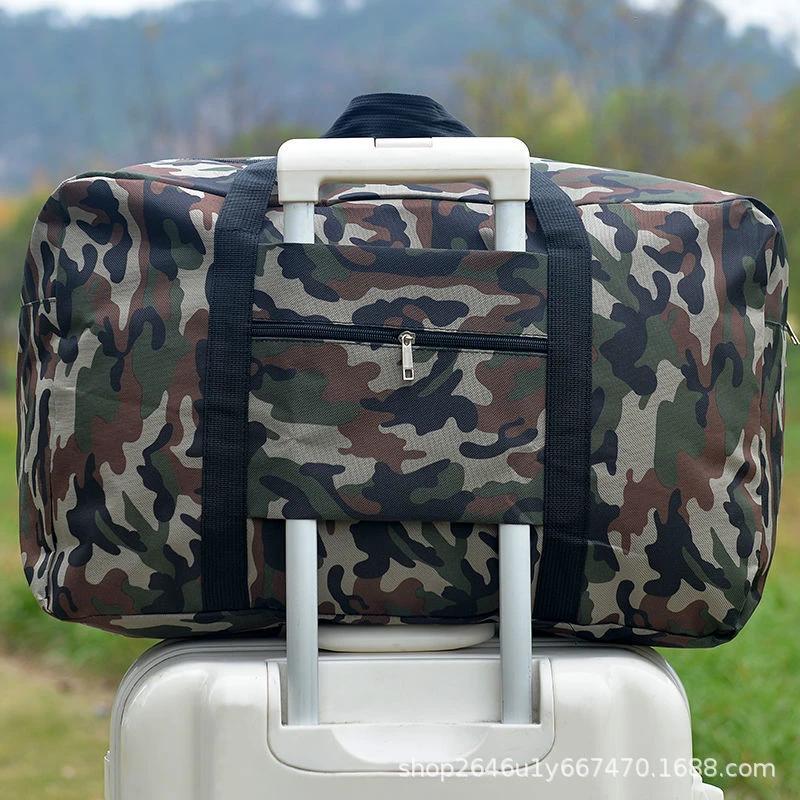 Men's Luggage Thickened Waterproof Travel Bag by GJG Denim