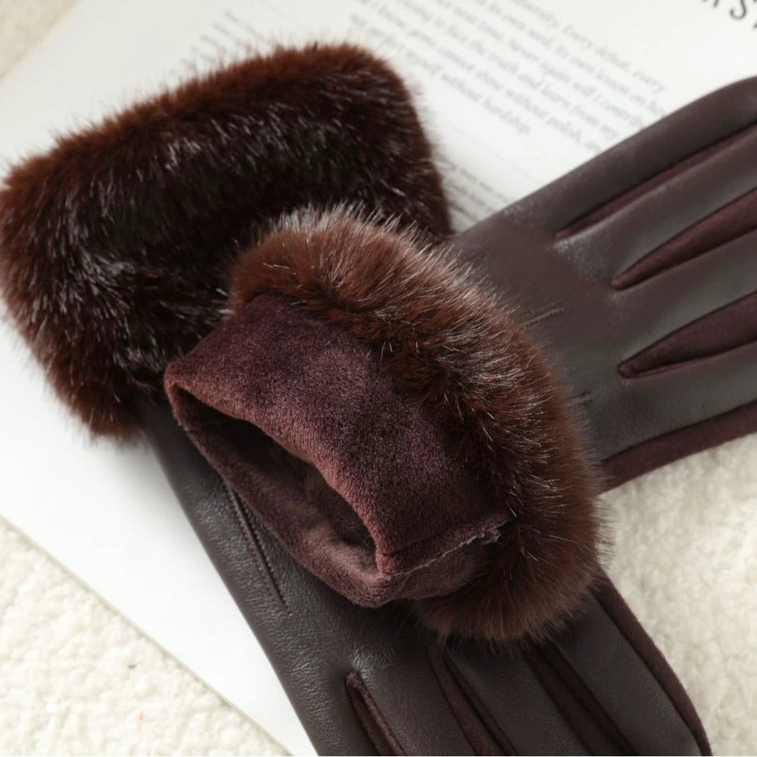 Warm Soft Personalized Gloves For Women by GJG Denim