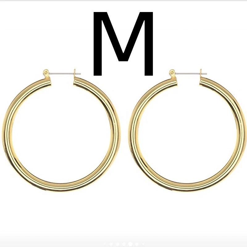 Titanium Steel HOOP Ring HOOP Earrings Cold Scenery Surface by GJG Denim