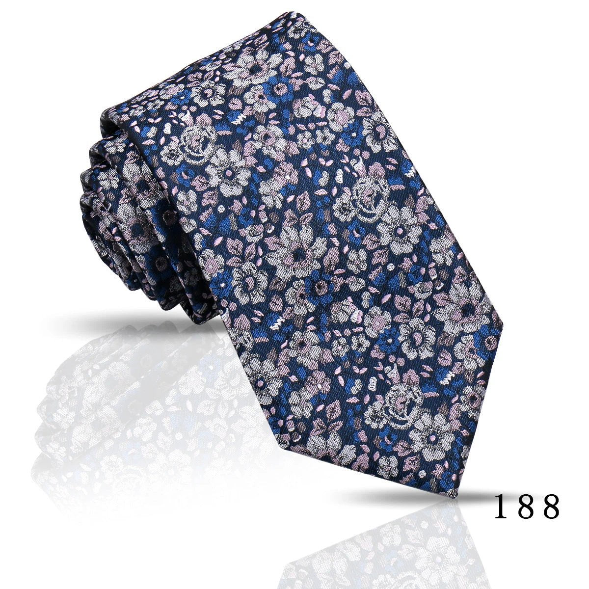 Men's Casual Polyester Jacquard Ties by GJG Denim