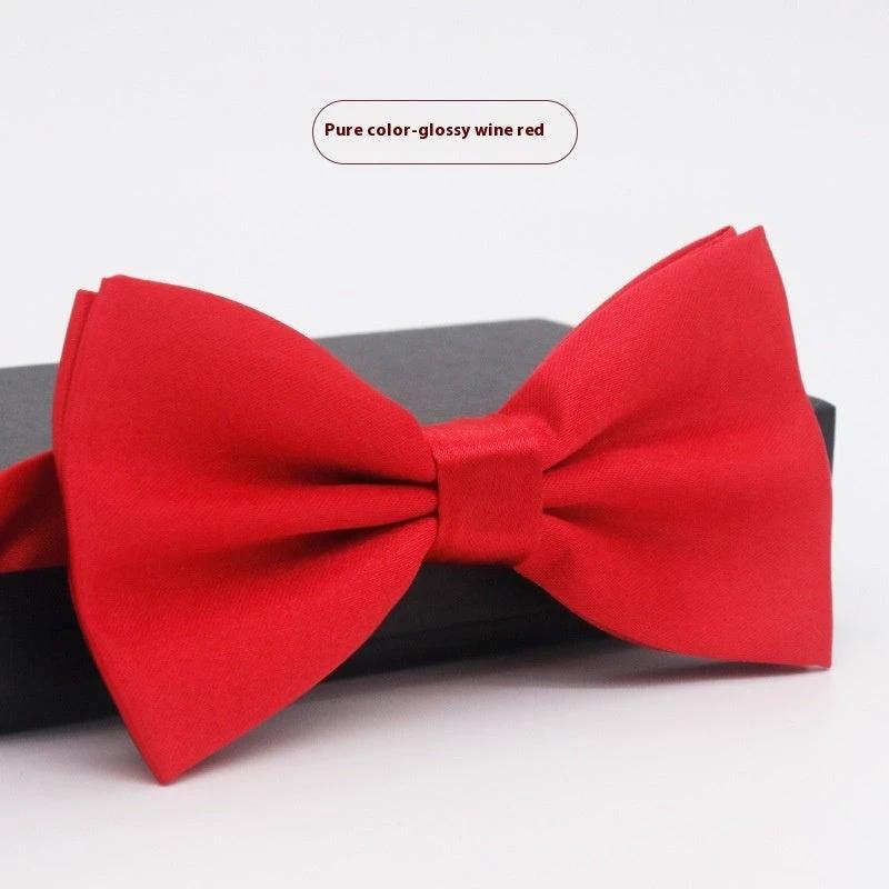 Men's Solid Color Bow Tie by GJG Denim