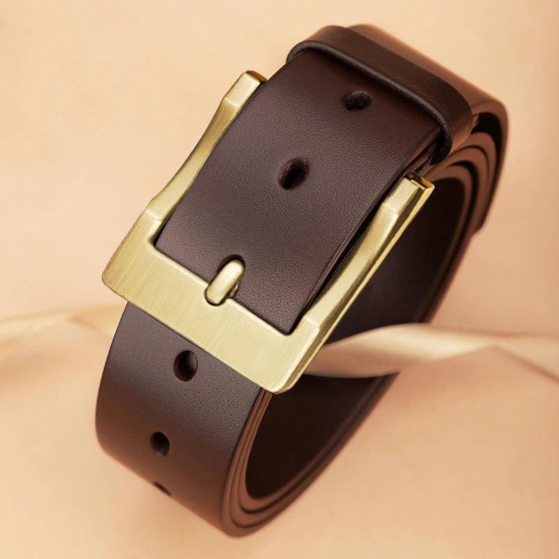 Men's Pin Buckle Business Casual Belt by GJG Denim
