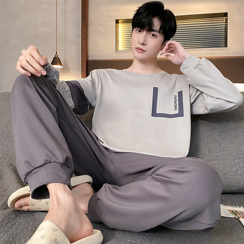 Thin Long Sleeve Loose Pajamas by GJG Denim