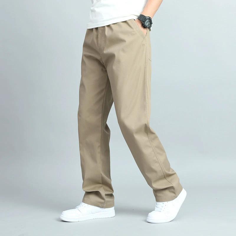 Pure Cotton Track Pants Overalls Fashionable All-matching by GJG Denim