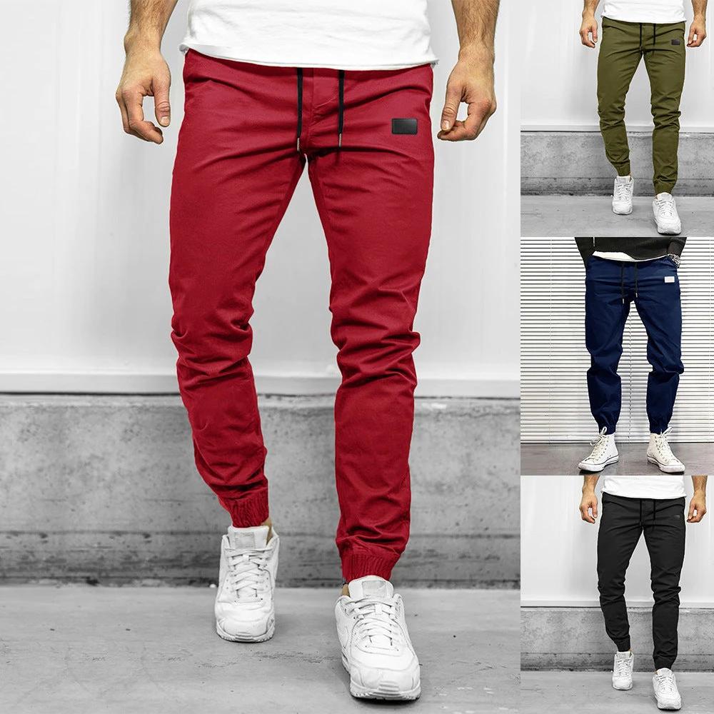 Men's Casual Sports Loose Tappered Pants by GJG Denim