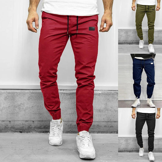Men's Casual Sports Loose Tappered Pants by GJG Denim