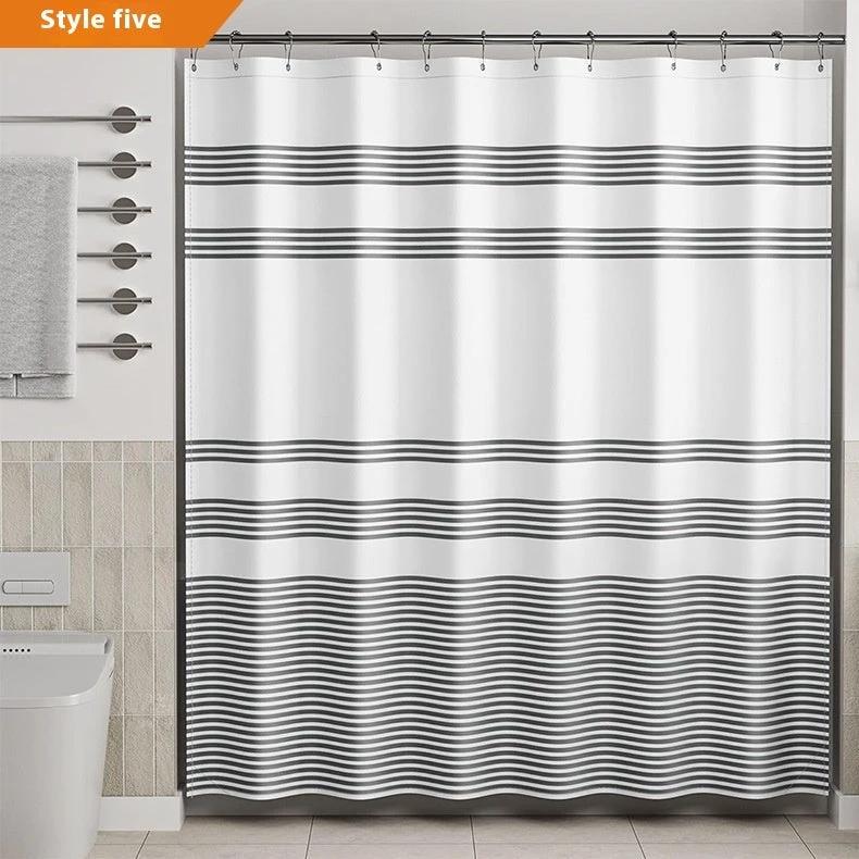 Bohemian Waterproof Shower Curtain by GJG Denim