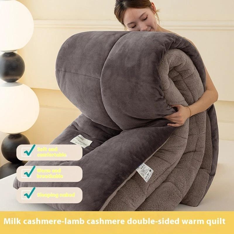 Milk Fiber Lambswool Winter Quilt Quilt Quilt Inner by GJG Denim