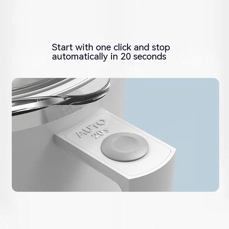 Portable Smart Magnetic Automatic Mixing Coffee Cup Rechargeable Rotating Home Office Travel Stirring Cup by GJG Denim