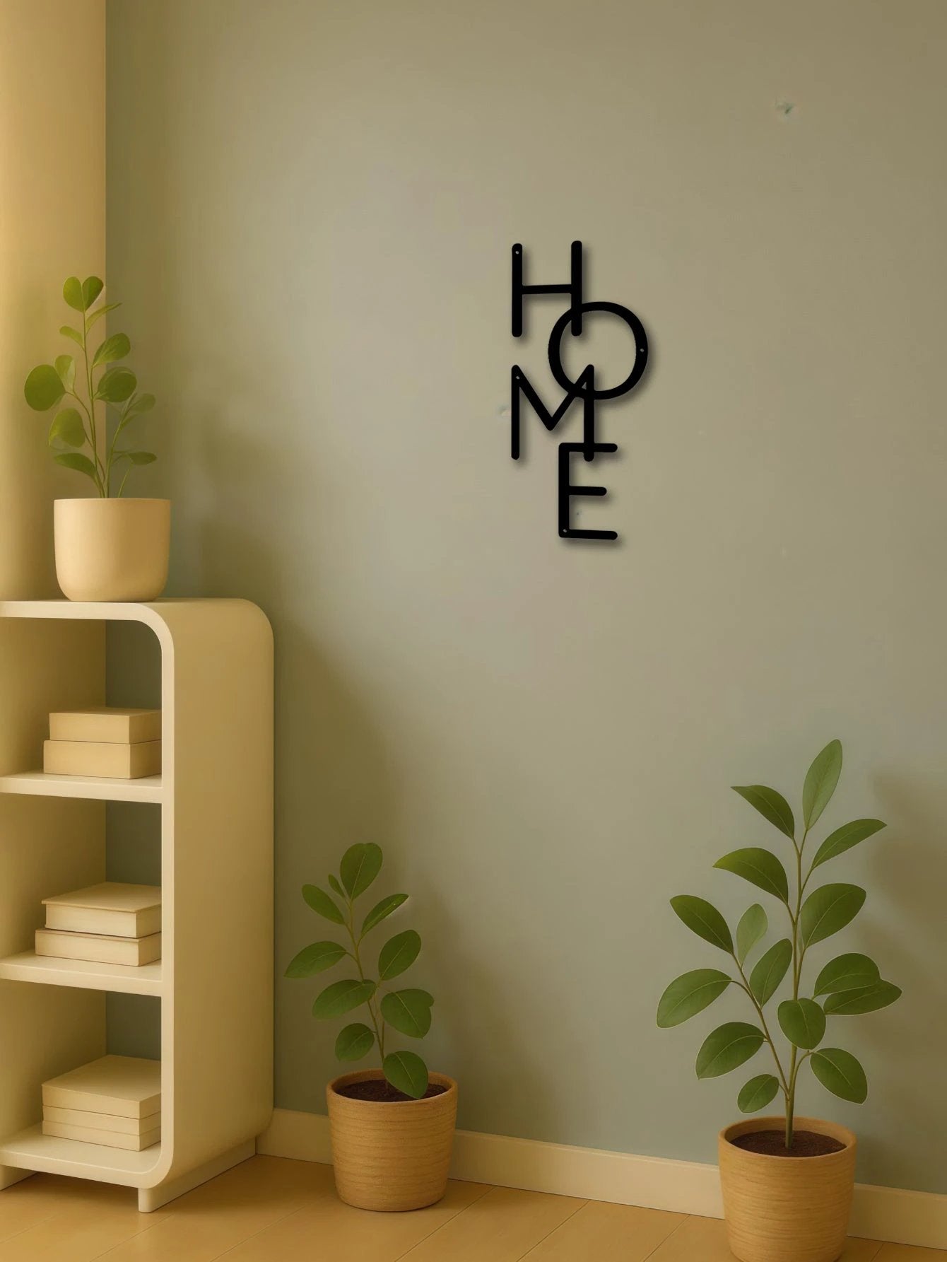 "HOME" Metal Wall Decor by GJG Denim