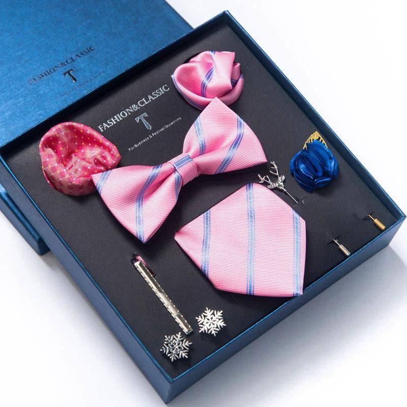 Men's 8-piece Tie Set by GJG Denim