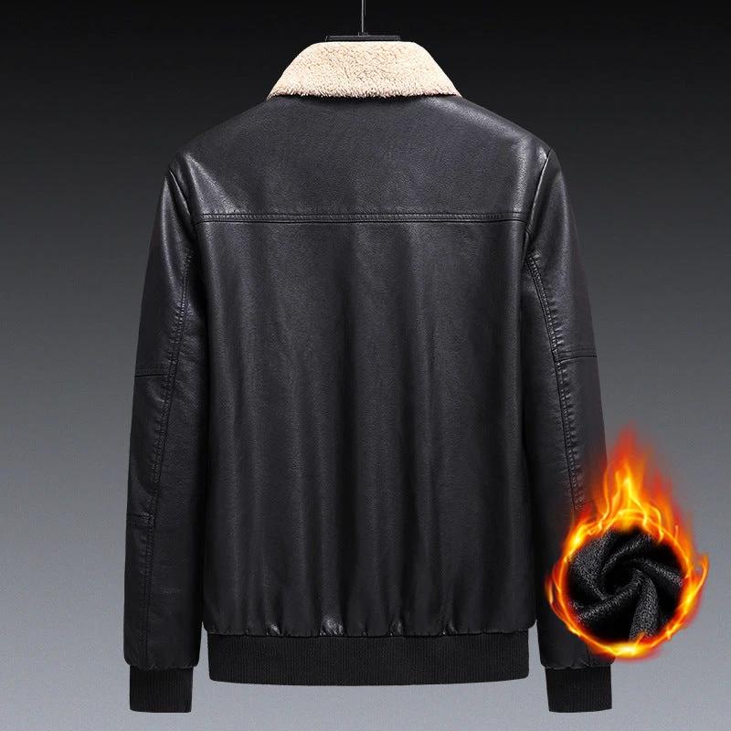 Men's Slim Fit Motorcycle Jacket by GJG Denim