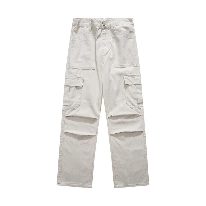 Men's Fashionable Casual Outdoor Loose Straight-Leg Pants by GJG Denim