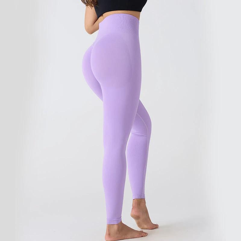 High Waist Workout Trousers High Elastic Sports Outdoor Yoga Clothes by GJG Denim